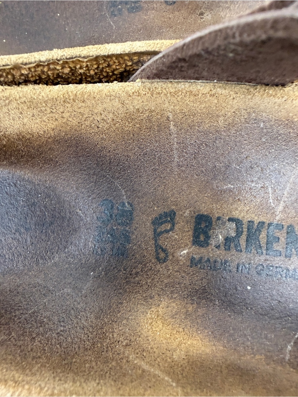 Birkenstock Brown Suede Two-Strap Sandals - Picture 5 of 8